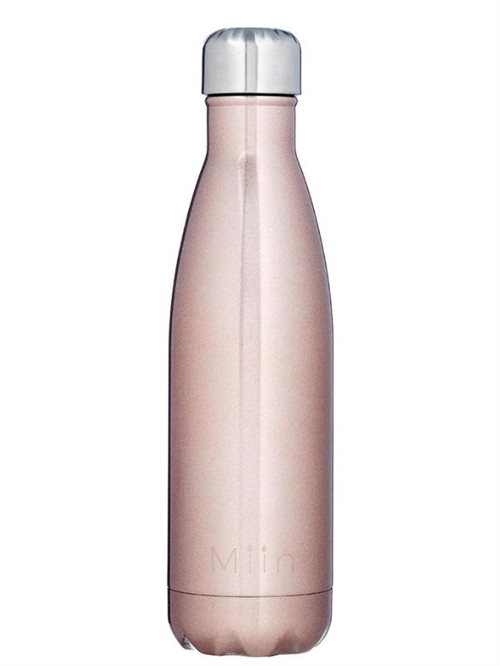 Perlemors rosa drikkeflaske Miin bottle