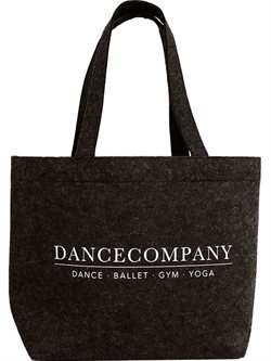 Dancecompany navy filtnet med hvid logoprint