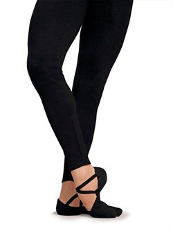 Capezio sorte kanvas ballet springsko til herrer
