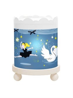 Magisk karrussel hvid balletlampe