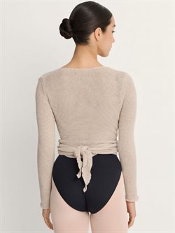 Beige slå om balletstrik fra Intermezzo