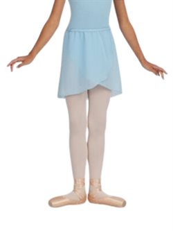 Capezio lyseblå chiffon balletskørt til piger