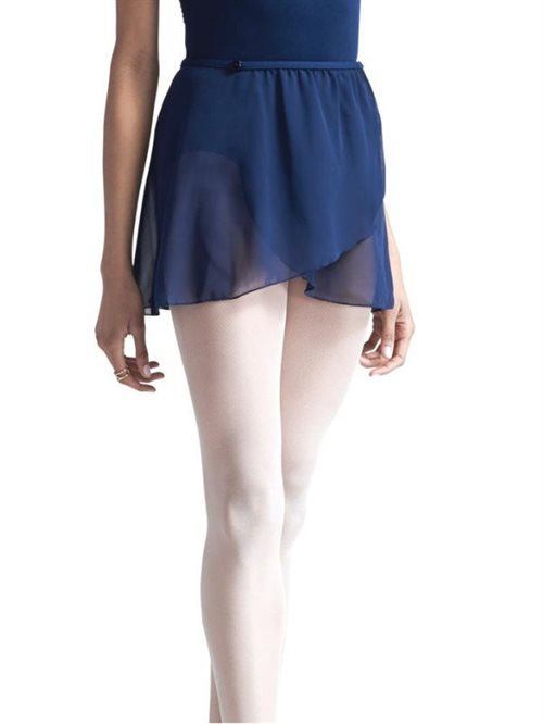 Capezio mørkeblå chiffon skirt børn