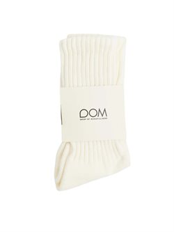 Drop of mindfulness cream white bløde sokker