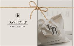 GAVEKORT til Balletsko/tøj m.m