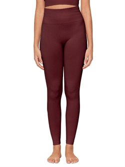 Moonchild soft seamless leggings i bordeaux rød