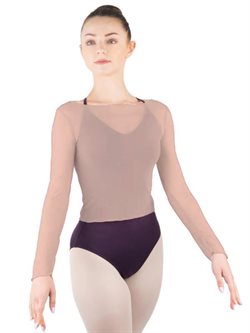 Ballet Rosa pudderfarvet chiffon overdel fra BalletRosa