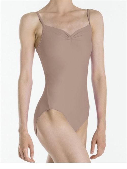 Flot balletdragt med rynk i moka fra Wear Moi