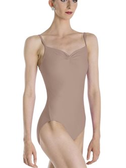 Flot balletdragt med rynk i moka fra Wear Moi