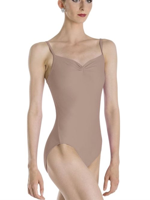 Flot balletdragt med rynk i moka fra Wear Moi