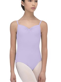 Flot balletdragt til piger med rynk i lyselilla Wear Moi