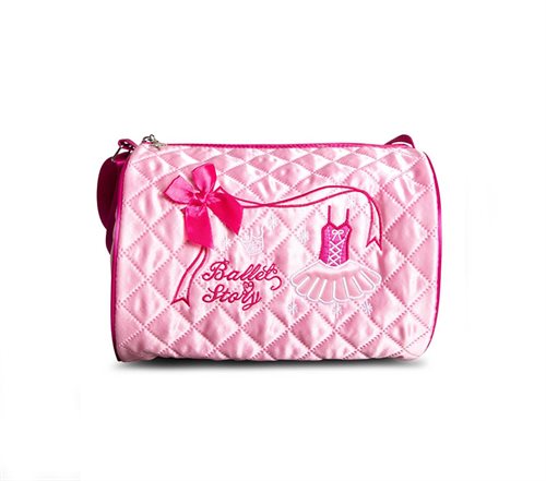Sød ballettaske i lyserød quilt