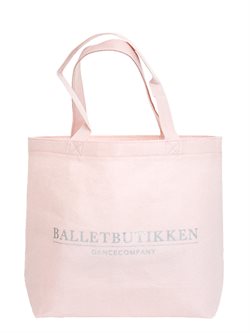 Balletbutikken rosa filt net med sølvprint