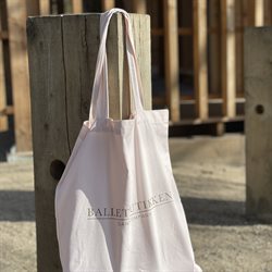 Balletbutikkens rosa kanvas balletnet 