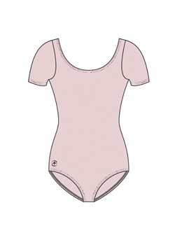 Balletpink balletdragt med korte ærmer Wear Moi