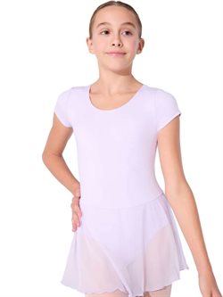 Balletdragt til piger med skørt fra Capezio - lyselilla