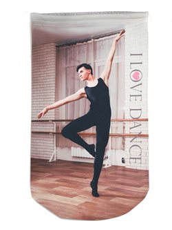 I love dance balletsko pose med print