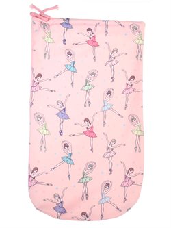 I love ballet rosa pose til balletsko med print