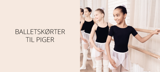 Søde balletskørter til piger