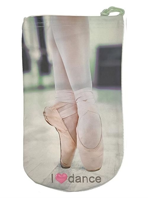 balletsko pose med print af tåsko