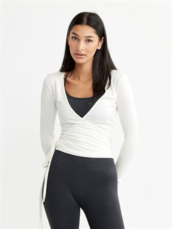 Drop of Mindfullness ballet wrap i cremehvid