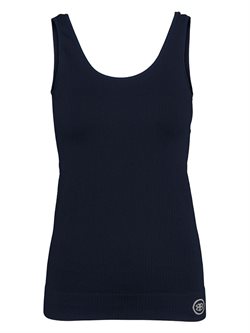 Sort seamless top til yoga og pilates fra Bella Beluga