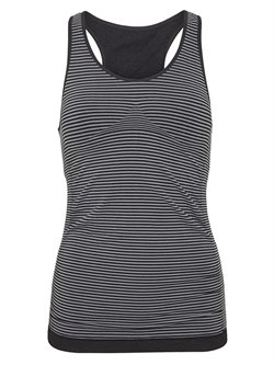 Sort seamless top til yoga og pilates fra Bella Beluga