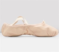 Bloch blød balletsko rosa skind med split sål 
