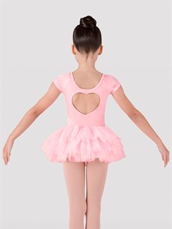 rosa tutu balletdragt med hjerte