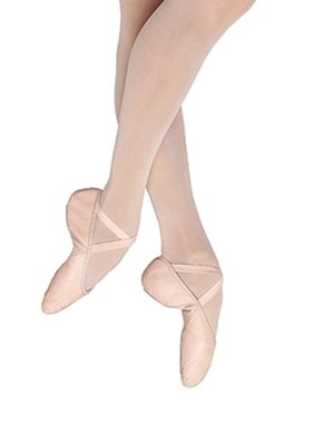 Bloch soft balletsko rosa skind med split sål 