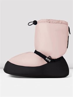 Bloch warm up bootie lyserød m. sort