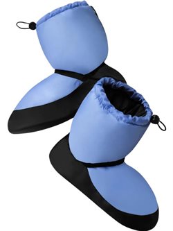 Warmup booties i fransk blå fra Bloch
