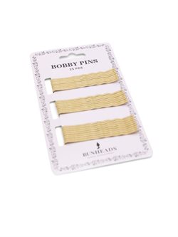 Blond bobby pins hårnåle - pakke med 25 stk
