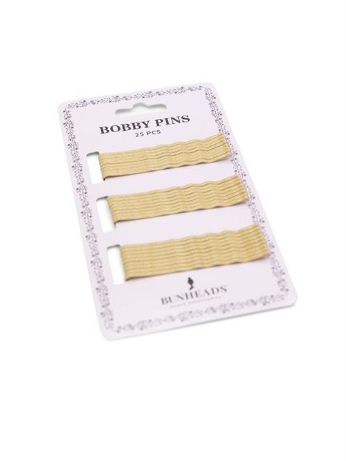 Blond bobby pins hårnåle - pakke med 25 stk