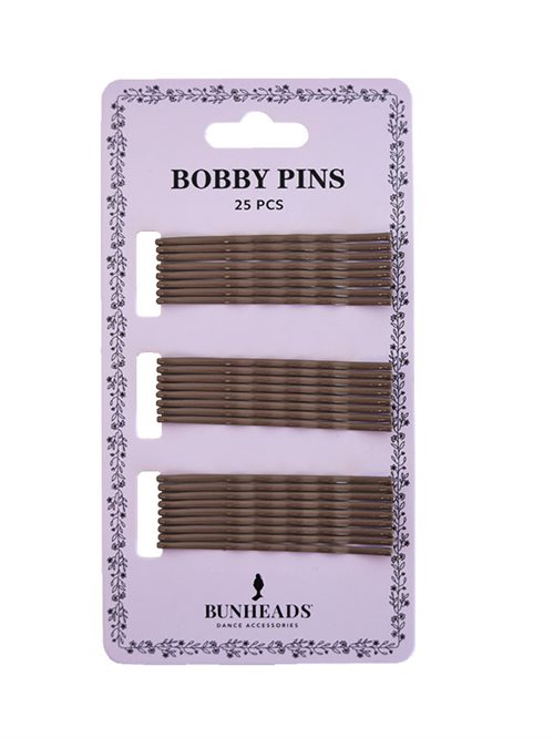 Bunheads lysebrune hårnåle - bobby pins