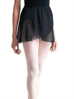 sort chiffon balletskørt fra Capezio