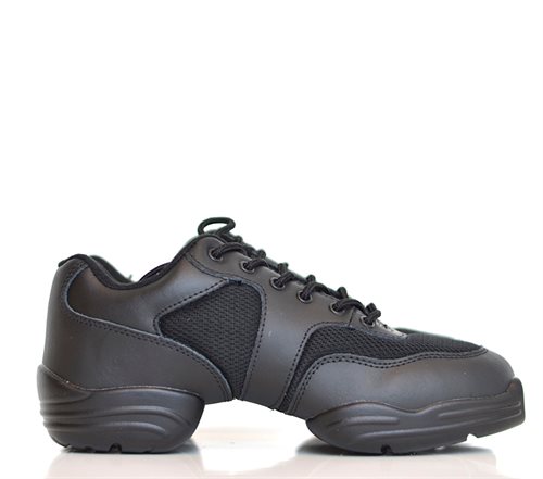 Capezio jazz dansesneaker sort skind/mesh