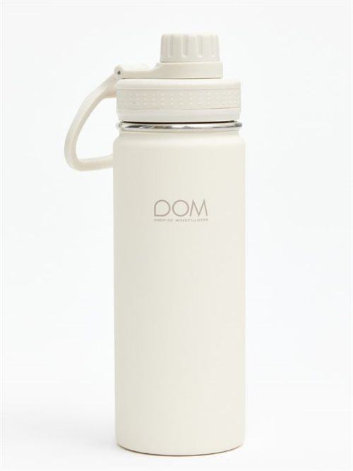Drop of mindfulness drikkeflaske - cream white