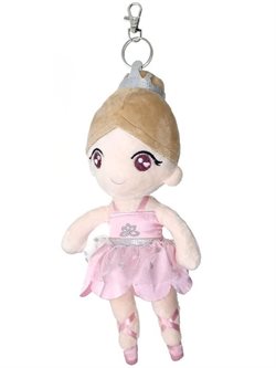 Aurora Plié ballerina plys nøglering