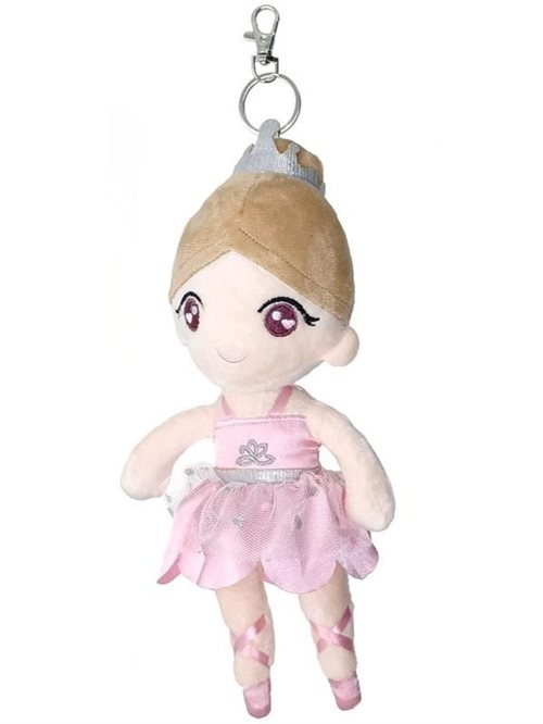 Aurora Plié ballerina plys nøglering