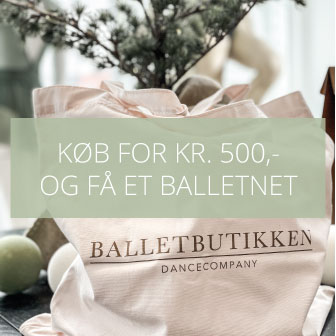 Køb for DKK 500 og få et kanvas ballet net med