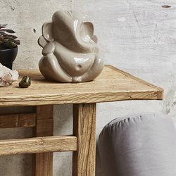 Pynt til hjem med Ganesha figur i beige