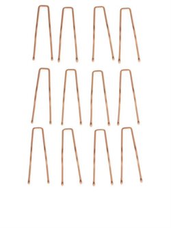 12 stk kraftige hårnåle 5cm/2" lange til ballet