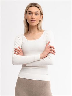 Drop of Mindfulness Jessy langærmet bluse - White