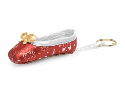 Bloch nøglering jule mini ballet tåspids sko