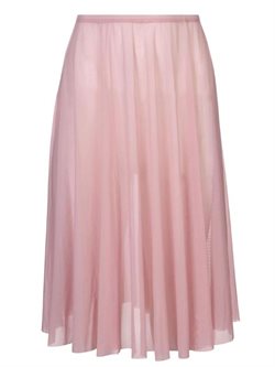 Mara Dancewear - langt mesh skørt i rosa