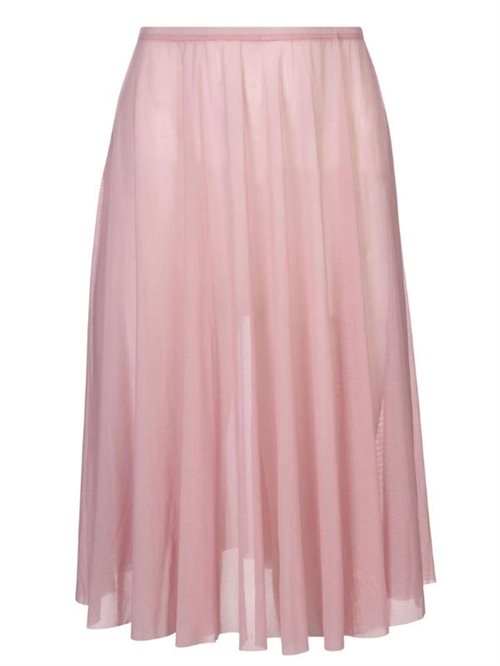 Mara Dancewear - langt mesh skørt i rosa