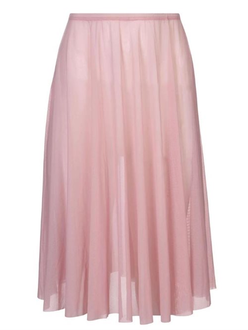 Mara Dancewear - langt mesh balletskørt i rosa