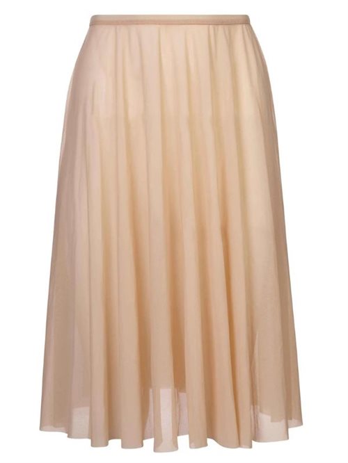 Mara Dancewear - langt mesh balletskørt i ivory cream