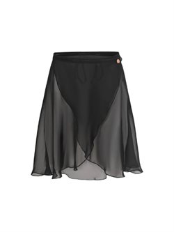 Mara Dancewear - mesh wrap balletskørt i sort